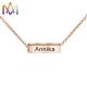 Hypoallergenic SUS316L Letter Name Necklace Choker