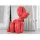 Shining Red Life Size Animal Statues , Custom Fiberglass Statues For Decoration