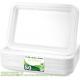 14 Heavy Duty Disposable Rectangle Food Trays, Compostable Extra Large Paper Platter Plates Serving Crawfish