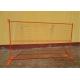 6'x10' construction fence frame 1/25mm x thickness 16ga mesh spacing ,4x12/100mmx300mm x 3.00mm diamcoated orange