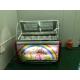 Hard Italian Ice Cream Display Freezer With CE Approved Tempered With Heater