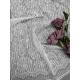 55 Inch White Floral Lace Fabric In Nylon Cotton Rayon Composition With Scallop Eyelash