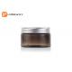 Plastic PET Cream Jar Amber Clear 20g with Aluminum Cap for Cosmetic Packaging