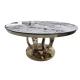 Cattelan Italia Stainless Steel Marble Dining Table Impact Resistance