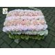 UVG fashionable artificial flower mat carpet in roses and hydrangeas for wedding backdrop wall decoration CHR1136