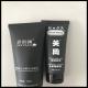 Black Soft Plastic Tube Cosmetic Packaging PE Material For Facial Cleaner