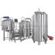 50-5000L Clean And Polish 2 Vessel Brewhouse Brewing Equipment Steel True Color