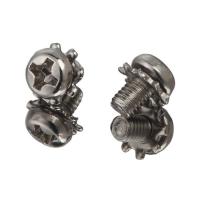 Cross Recessed Pan Head M4 Nylok Combination Screw With External Tooth Gasket