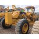 Operating Normally Used Motor Grader Yellow 140h Motor Grader 123 Kw Rated Power