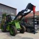 6.5ton Multifunction 4x4 Elite machinery backhoe loader with auger