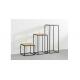 Lightweight Small Clothing Display Table , Simple Style Metal Nesting Tables Movable