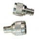 Rf Coaxial Nickel Plated N Male To BNC Female Connector Adaptor 2500V Rms
