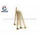 Yellow ZInc Plated Countersunk Head drywall  Self Tapping Screws