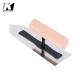 ODM Plastering Stainless Steel Trowel Silver Color With Wooden Handle