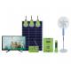 50HZ Off Grid Solar Systems Kits With 307.2Wh LiFePO4 Battery