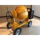 Diesel Powered Concrete Mixer  4 wheel Manual Tipping with 500 Liters Drum
