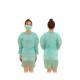 Disposable Medical Isolation Gowns , Chemical Resistant Disposable Coveralls