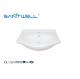 Cabinet Ceramic Art Basin Midedge Rectangular Shape Mounting Hardware Included