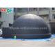 Black Inflatable Projection Dome Tent With PVC Floor Mat For School Teaching