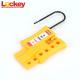 Insulated Nylon Safety Emergency 4 Hole Lockout Loto Hasp With PA Shackle