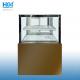 Mini Customized Glass Door Display Chiller Refrigerator Cabinet Cake Showcase Hcs-08f