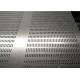 Carbon Steel Perforated Mesh Panels Easy To Fabricate Economical Silver Color