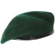 OEM Classic French Military Beret With Soft Black Leather