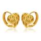 New Elegant Gift, Fashion Heart Ear Cuff Clip Gold Plated Earrings