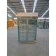 Convenience Store R404a Upright Glass Door Freezer With SECOP Compressor