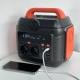 600W portable mobile power 6kg orange black outdoor indoor emergency energy storage power 258*212*249mm