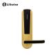 Residential Keyless Front Door Lock , Fingerprint Reader Hotel Style Door Lock