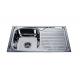 kitchen sink 780mm #FREGADEROS DE ACERO INOXIDABLE #stainless steel sink #hardware #building material #sanitary ware