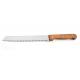 Stainless steel Bread knife with rubber wood