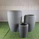Modern Indoor Outdoor Round Fiber Cement Pot For Home Garden Flower Plant Pot