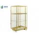 4 Caster Wire Cage Trolley Eco - Friendly For Logistics Transport Security