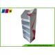 Custom Made Instore Retail Cardboard Floor Standing Display Unit With Four Shelves