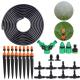 Dual Usage Water Spray Drip Irrigation Kit Adjustable Nozzles Watering System Misting Cooling Set