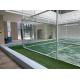 Padel Tennis Courts Designed With Synthetic Grass Surface And LED Lighting