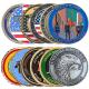 Commemorative Souvenir Gold Silver Brass Coin Customize 3D Metal Challenge Coin