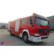 HOWO Chassis 4x2 Drive Commercial Custom Fire Trucks with Large Space Cab 6 Seats