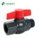 Low Temperature PVC/CPVC/UPVC Ball Valve ABS Handle BS Standard Male/Female Threaded Octagonal