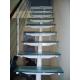 Circular, Undular Safety Laminated Anti Slip Glass Floor For Stair Steps