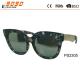 Newest Style 2018 plastic Fashionable Sunglasses with metal temple,UV 400 Protection Lens