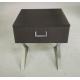 King Size Hotel Bedside Tables Metal Leg Hospitality Case Goods With 100% Sheen