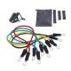 11Pcs Rubber Tube Loop Resistance Bands Sets For Fitness  Exercise