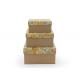 Recyclable Paper Gift Packaging Box Eco - Friendly Biodegradable Design