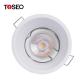 Round 82mm 5w 6w 7w LED Recessed Downlight Fixtures White Black  For Hotel