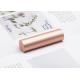 Cylinder Rose Gold 3.5g Lipstick Tube Aluminum Magnetic Cosmetic Container