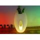 Water Resistant Outdoor LED Flower Pots / Light Up Plant Pots For Families