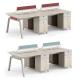 Living Room Office Furniture 4 Person Staff Table with Modular Workstation and Drawer